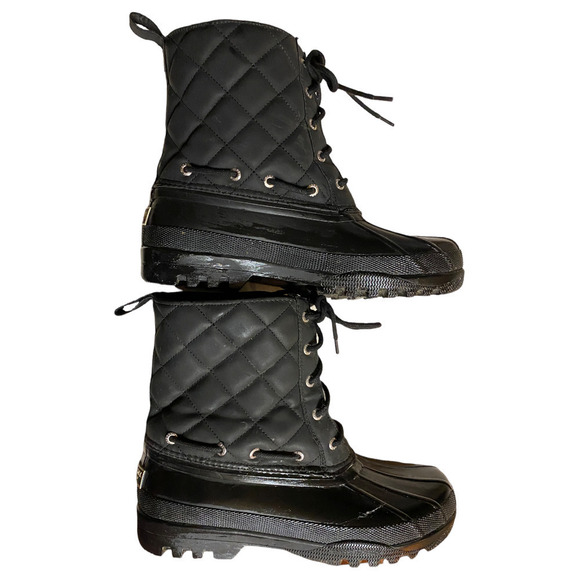 Women's Paul Sperry Gosling Duck Waterproof Quilted Top Rubber Boots STS83693 - Picture 7 of 9